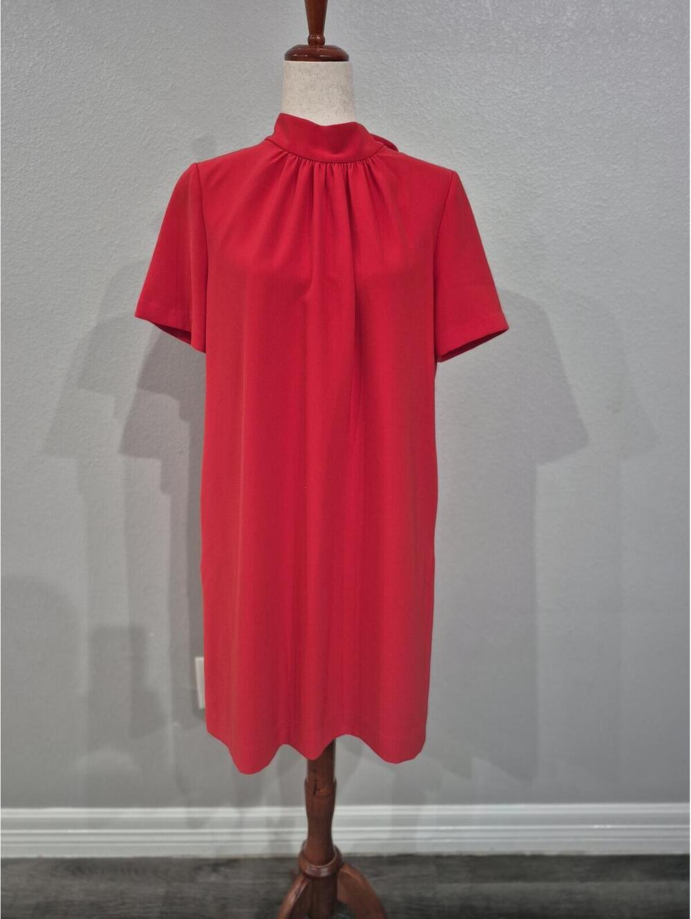 New Alex Marie Red Midi Dress Size 8